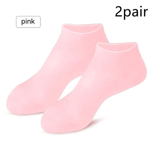 🧦 Chaussettes Hydratantes en Silicone – Le Secret pour des Pieds Doux et Soignés 🧦