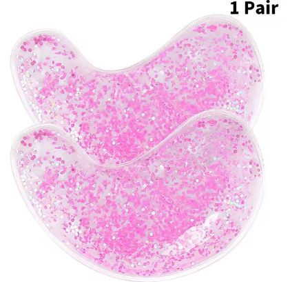 Paire de Patchs de Gel réutilisable Chaud & Froid pour les Yeux - Votre Allié Bien-Être