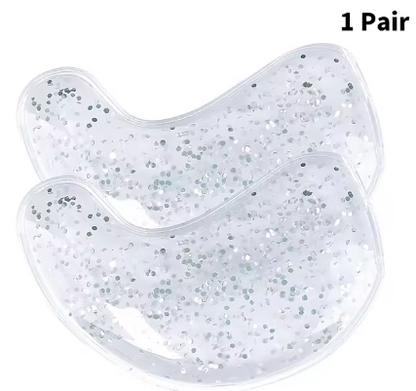 Paire de Patchs de Gel réutilisable Chaud & Froid pour les Yeux - Votre Allié Bien-Être